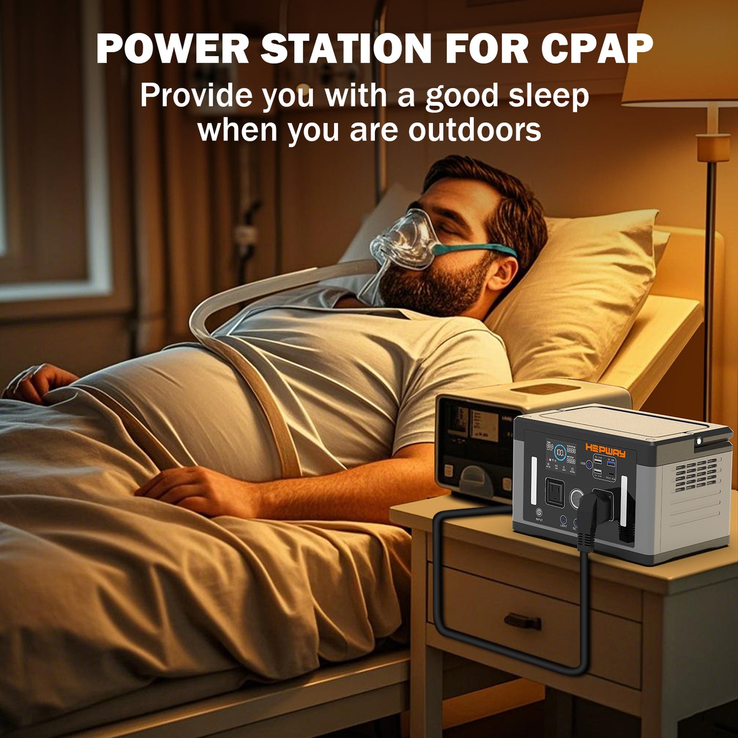 HEPWAY Euler P700 Portable Power Station, 700W 577Wh Solar Generator(US Standard)
