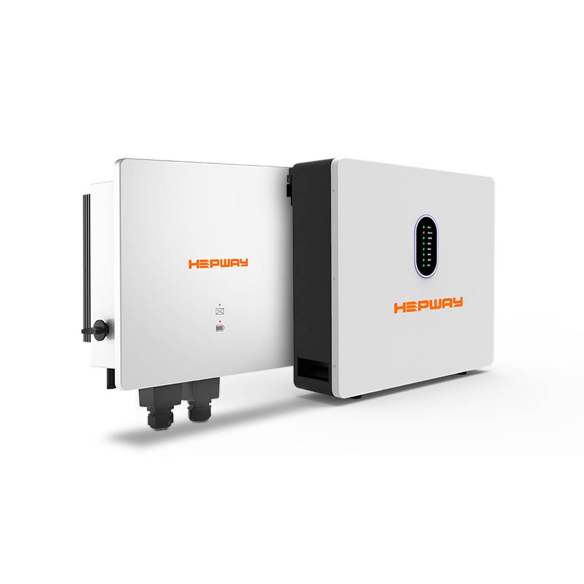 HEPWAY Home Energy Storage Speichersystem = 5000 W Hybrid-Wechselrichter + 5120 Wh Speicherbatterie + 2000 W Solarpanel