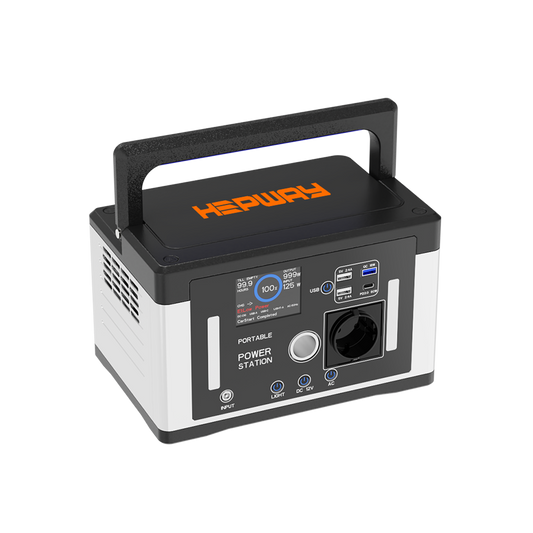 HEPWAY Euler P700 Portable Power Station, 700W 577Wh Solar Generator(EU Standard)