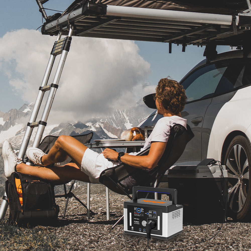 HEPWAY Euler P700 Portable Power Station, 700W 577Wh Solar Generator(EU Standard)