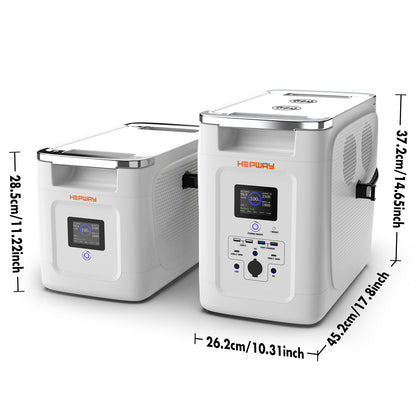 Centrale électrique portable HEPWAY Alpha2000 2000W (extension de support)