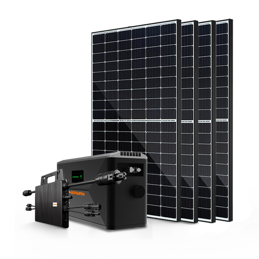 HEPWAY Balcony Solar Storage System w/ SF100D Battery