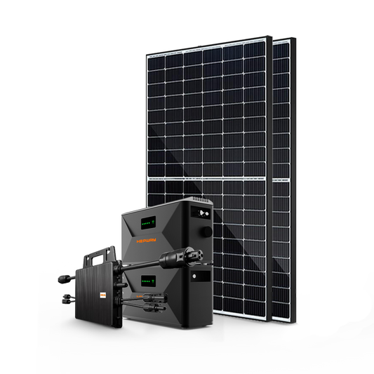 HEPWAY Balcony Solar Storage System w/ SF100-E & SF100X Batteries