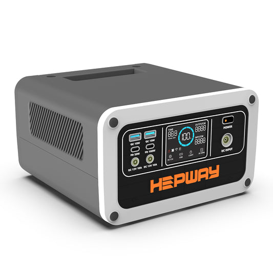 HEPWAY H30 Portable Power Station, 300W 288Wh Solar Generator(US Standard)