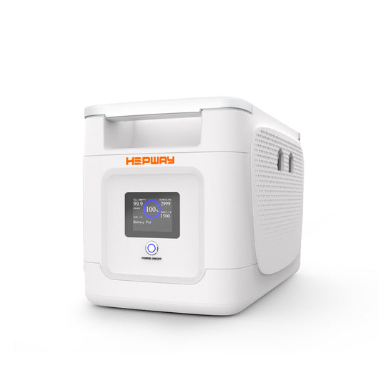 HEPWAY Alpha2000X 2000W tragbares Kraftwerk-Erweiterungsbatteriepaket (Slave)