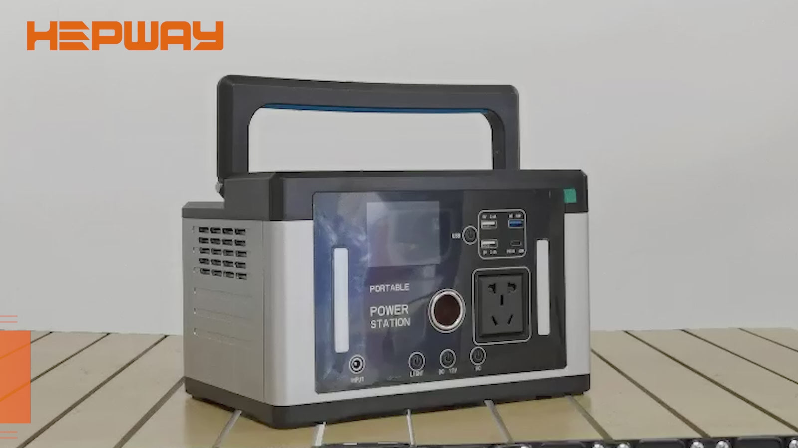 HEPWAY Euler P700 Portable Power Station, 700W 577Wh Solar